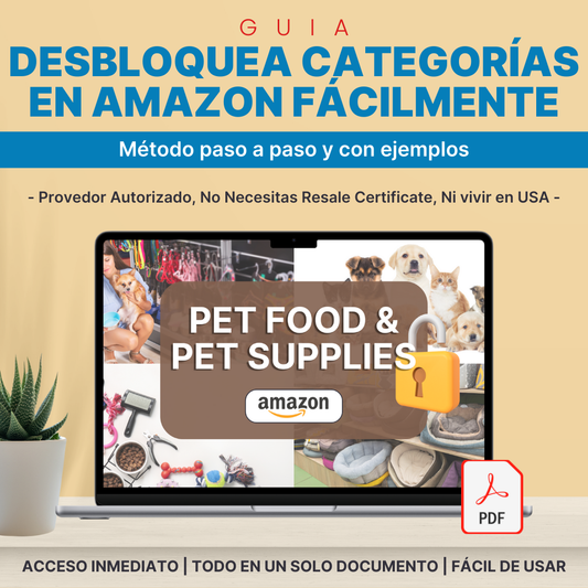 Guía para Desbloquear Categoría Pet Food & Pet Supplies